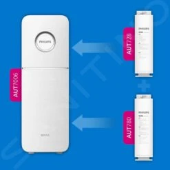Philips Filtraggio - Dispositivo Di Filtraggio Sottolavello, 2 Filtri A Osmosi Inversa, Capacità 2,1 L/min, Compreso Miscelatore Smart AUT7006/10 23 Philips Filtraggio - Dispositivo Di Filtraggio Sottolavello, 2 Filtri A Osmosi Inversa, Capacità 2,1 L/min, Compreso Miscelatore Smart AUT7006/10 -Casa Arredamento Negozio 091a9058b1259de0df63ff02 1