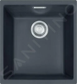 Franke Sirius - Lavello In Tectonite SID 110-34, 365x440 Mm, Nero 125.0363.785