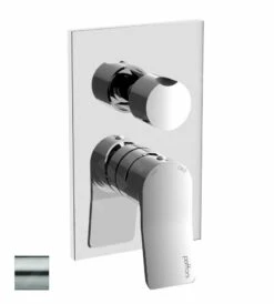 Paffoni Tilt - Miscelatore Ad Incasso, Con Corpo Incasso, Per 2 Utenze, Acciaio Inox TI018ST/M