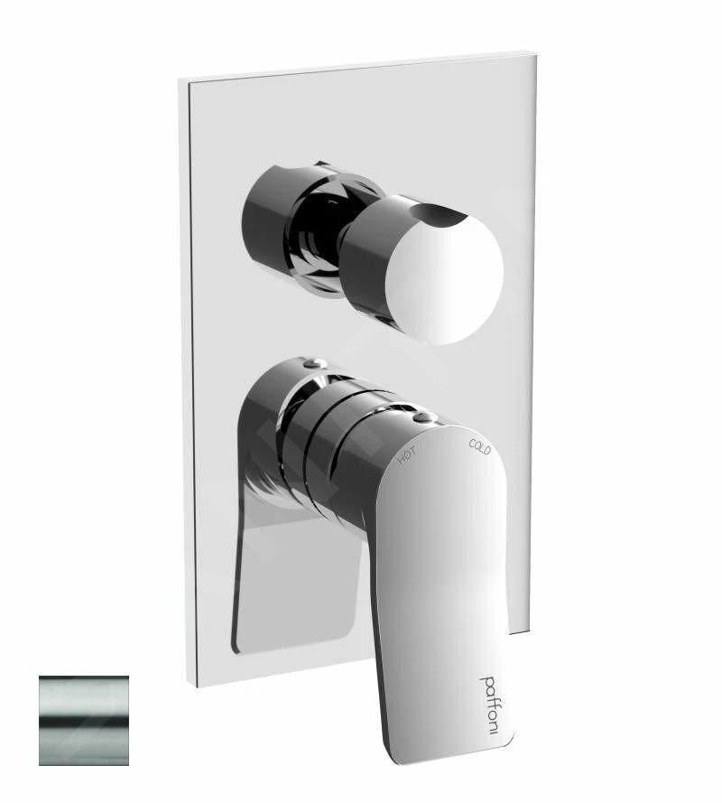 Paffoni Tilt - Miscelatore Ad Incasso, Con Corpo Incasso, Per 2 Utenze, Acciaio Inox TI018ST/M 3 Paffoni Tilt - Miscelatore Ad Incasso, Con Corpo Incasso, Per 2 Utenze, Acciaio Inox TI018ST/M