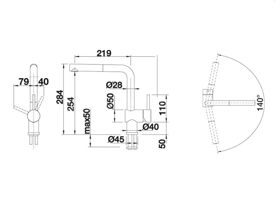 Blanco Linus S - Miscelatore Da Lavello Con Bocca Di Erogazione Estraibile, Antracite 516688 4 Blanco Linus S - Miscelatore Da Lavello Con Bocca Di Erogazione Estraibile, Antracite 516688 - immagine 2