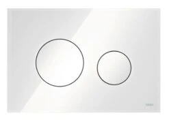 Tece TECEloop - Placca Di Comando, Vetro Bianco/bianco 9240650