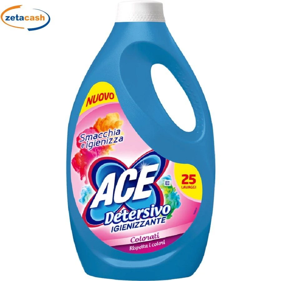 ACE DETERSIVO IGENIZZANTE PER CAPI BIANCHI E COLORATI 3 ACE DETERSIVO IGENIZZANTE PER CAPI BIANCHI E COLORATI