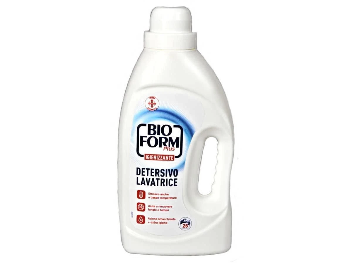 DETERSIVO LAVATRICE BIOFORM PLUS IGIENIZZANTE 1625 ML 3 DETERSIVO LAVATRICE BIOFORM PLUS IGIENIZZANTE 1625 ML