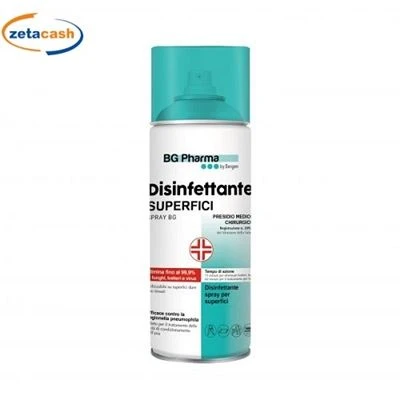 DISINFETTANTE SUPERFICI SPRAY 400ML BG PHARMA 3 DISINFETTANTE SUPERFICI SPRAY 400ML BG PHARMA