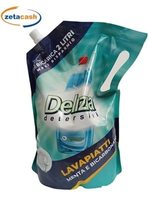 ECORICARICA DETERSIVO PIATTI DELIZIA MENTA E BICARBONATO 2L 3 ECORICARICA DETERSIVO PIATTI DELIZIA MENTA E BICARBONATO 2L