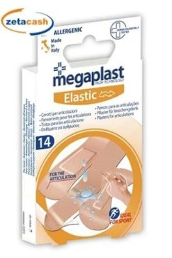 CEROTTI PER ARTICOLAZIONI 14 PEZZI MEGAPLAST ELASTIC ASSORT