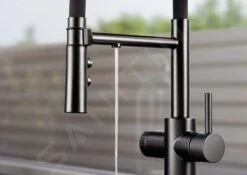 Blanco Catris S - Miscelatore Da Lavello, Con Braccio Di Erogazione Flessibile E Funzione Di Filtraggio, Nero Opaco 526707 -Casa Arredamento Negozio 80d65754fb6c35a4a8165158