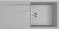 Franke Sirius 2.0 - Lavello In Tectonite S2D 611-100, 1000x500 Mm, Grigio 143.0651.011