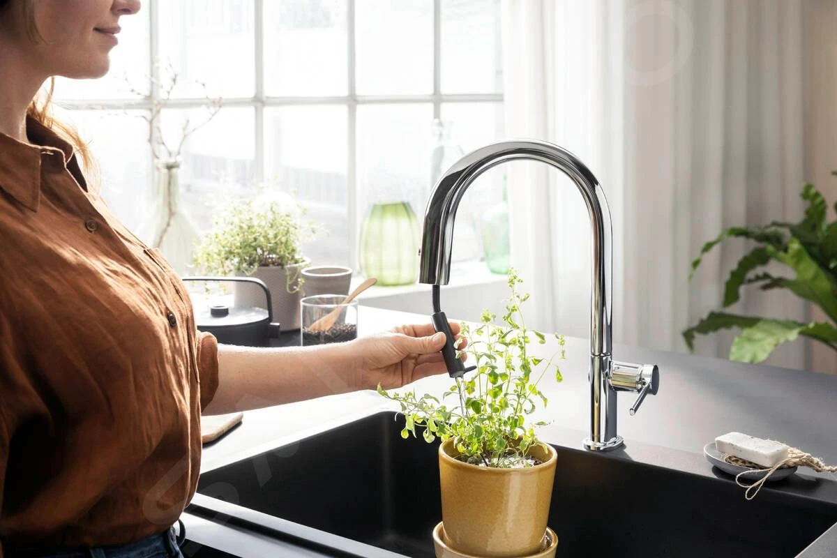 Hansgrohe Aqittura M91 - Miscelatore Da Lavello, Con Bocca Di Erogazione Estraibile E Funzione Di Filtraggio, Cromo 76801000 6 Hansgrohe Aqittura M91 - Miscelatore Da Lavello, Con Bocca Di Erogazione Estraibile E Funzione Di Filtraggio, Cromo 76801000 - immagine 4