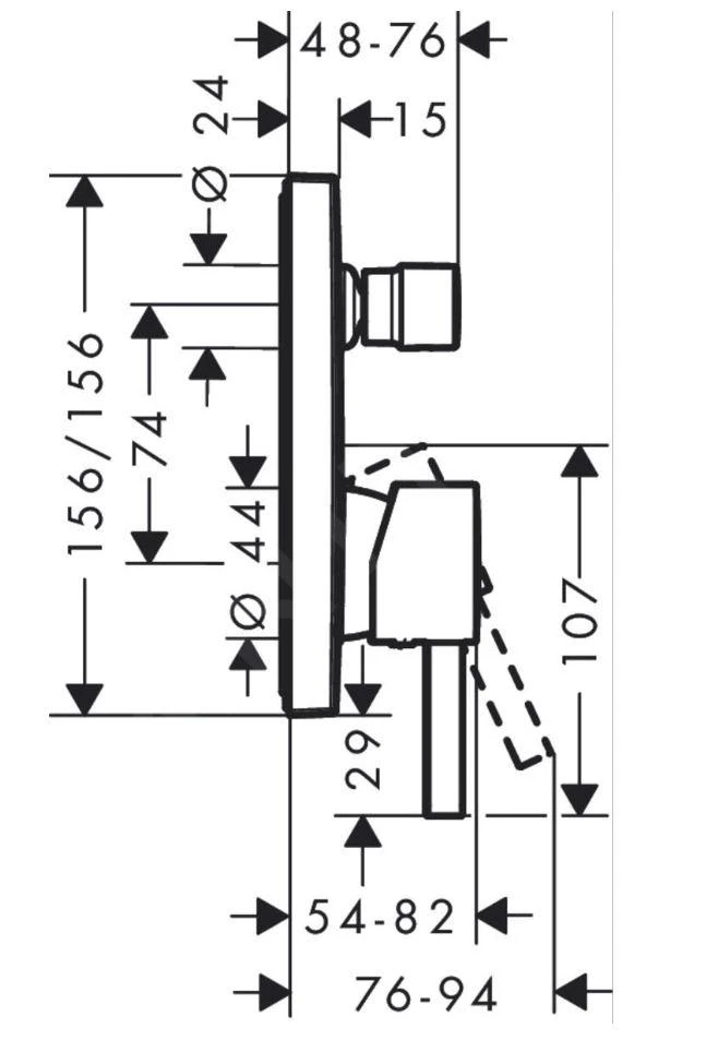 Hansgrohe Finoris - Miscelatore Ad Incasso Per Vasca Da Bagno, 2 Utenze, Cromo 76415000 3 Hansgrohe Finoris - Miscelatore Ad Incasso Per Vasca Da Bagno, 2 Utenze, Cromo 76415000 - immagine 2