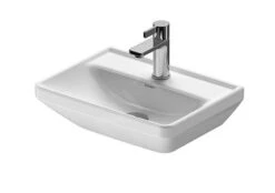 Duravit D-Neo - Lavamani 450x340 Mm, 1 Foro Per Miscelatore, Bianco 0738450041