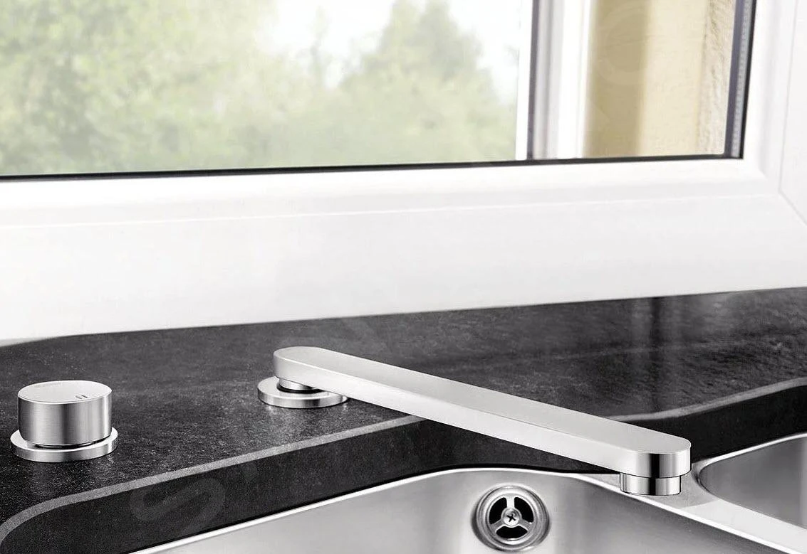 Blanco Eloscope F II - Miscelatore Sottofinestra Per Lavello, Montaggio A 2 Fori, Cromo 516672 7 Blanco Eloscope F II - Miscelatore Sottofinestra Per Lavello, Montaggio A 2 Fori, Cromo 516672 - immagine 5