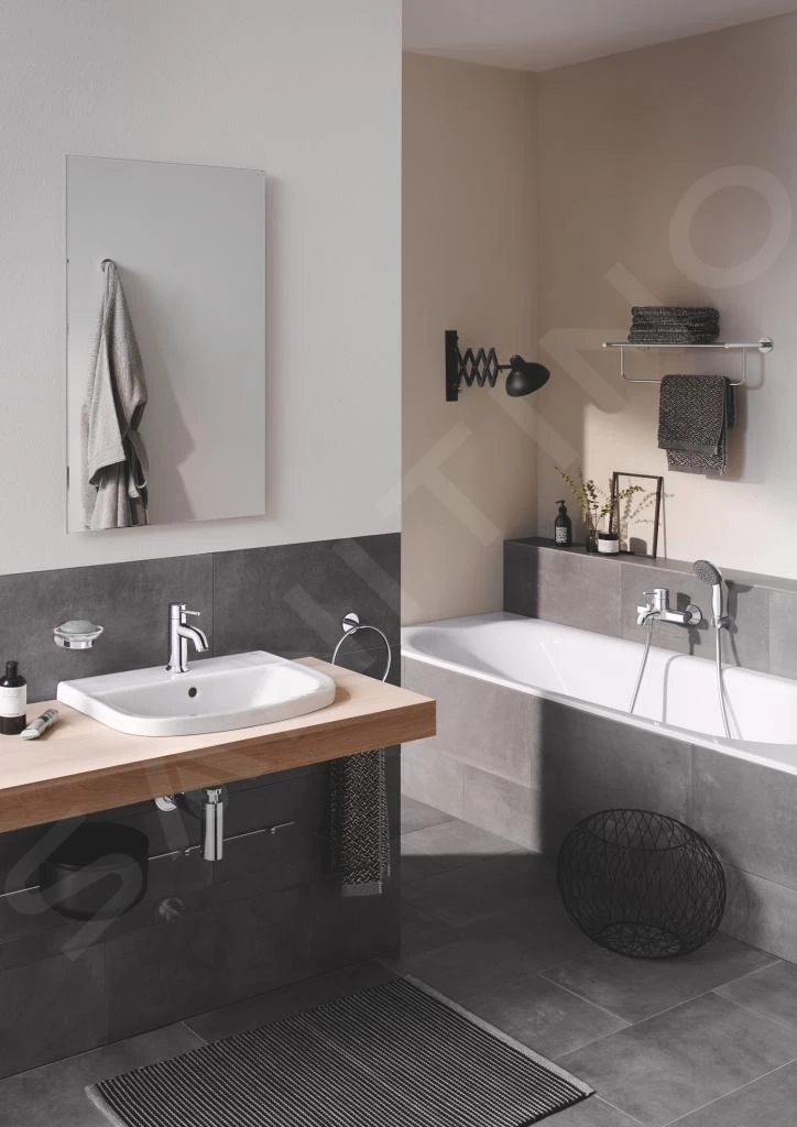 Grohe Bau Ceramic - Lavabo Ad Incasso Nel Mobile 560 × 400 Mm, Con Un Foro Per Il Miscelatore, Bianco Alpino 39422000 5 Grohe Bau Ceramic - Lavabo Ad Incasso Nel Mobile 560 × 400 Mm, Con Un Foro Per Il Miscelatore, Bianco Alpino 39422000 - immagine 3