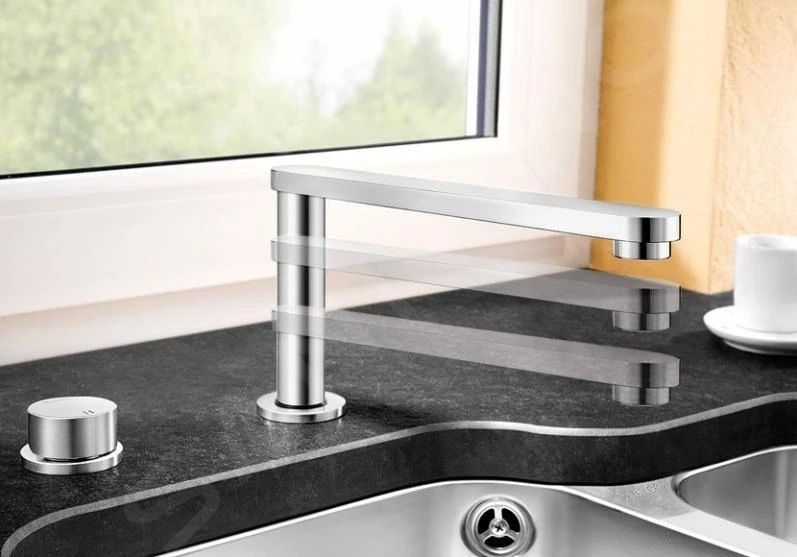 Blanco Eloscope F II - Miscelatore Sottofinestra Per Lavello, Montaggio A 2 Fori, Cromo 516672 6 Blanco Eloscope F II - Miscelatore Sottofinestra Per Lavello, Montaggio A 2 Fori, Cromo 516672 - immagine 4