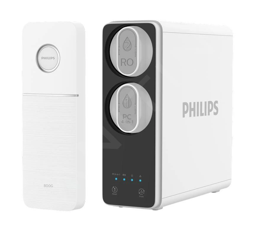 Philips Filtraggio - Dispositivo Di Filtraggio Sottolavello, 2 Filtri A Osmosi Inversa, Capacità 2,1 L/min, Compreso Miscelatore Smart AUT7006/10 5 Philips Filtraggio - Dispositivo Di Filtraggio Sottolavello, 2 Filtri A Osmosi Inversa, Capacità 2,1 L/min, Compreso Miscelatore Smart AUT7006/10 - immagine 3
